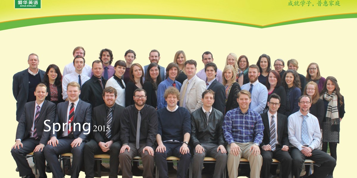 Teach English in China - Aihua's Foreign Teacher Team in the Spring Term of 2015